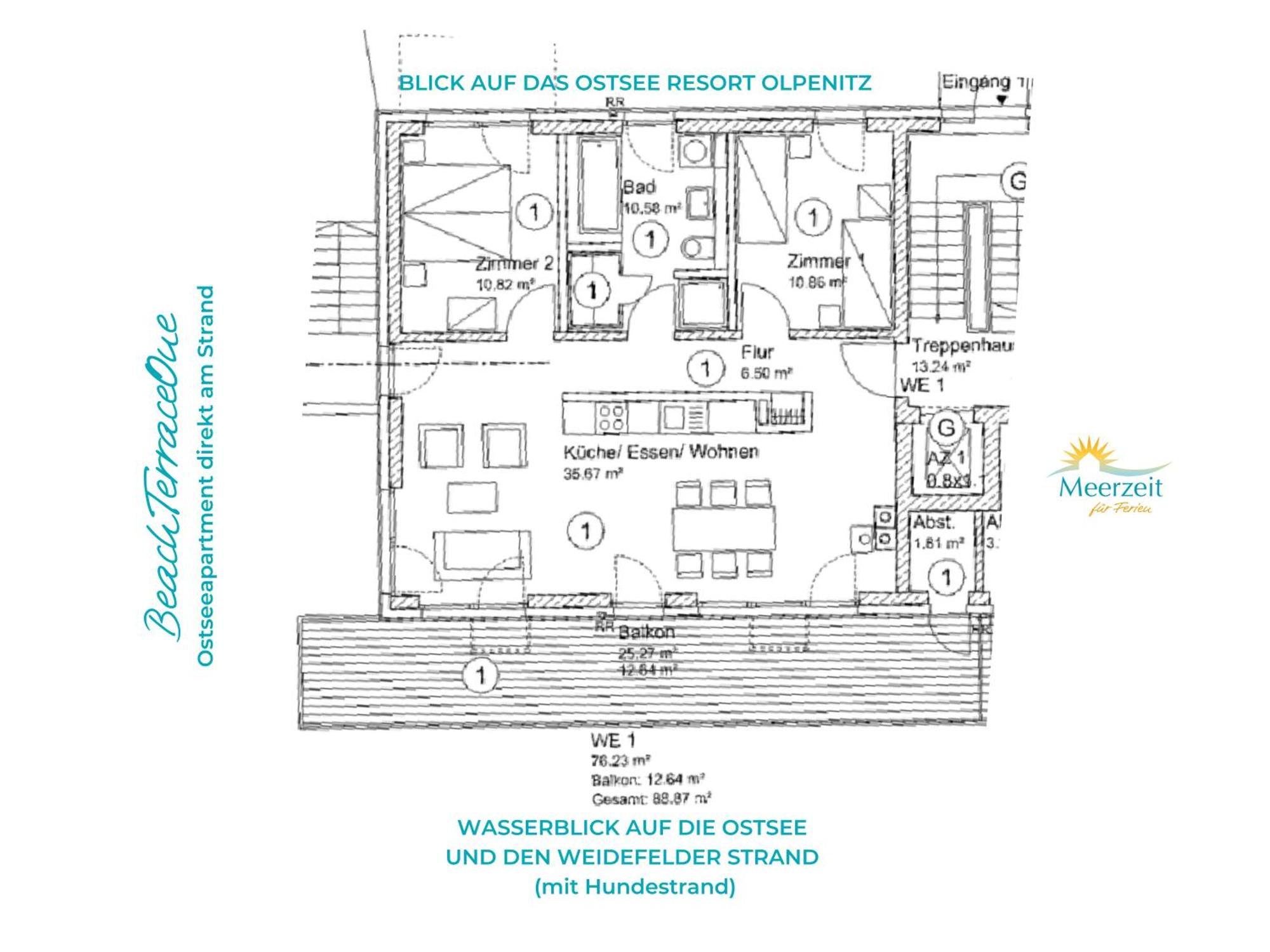 Beachterraceone - Eg, Meerblick, Terrasse, Kamin, Sauna 奥尔本尼兹 外观 照片